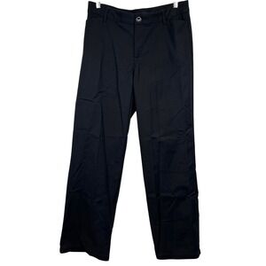 Lot of 4 Womens Size 12 Pants Lee Trouser Black Flex Motion Two Wide Leg Jeans